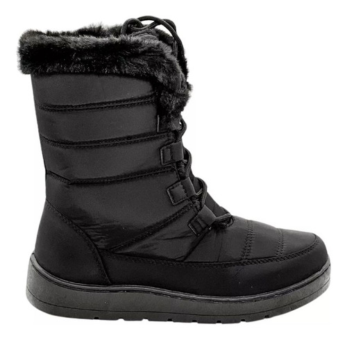 Bota Furor Invernal Dama Negro Cierre Comodo Furor 26425