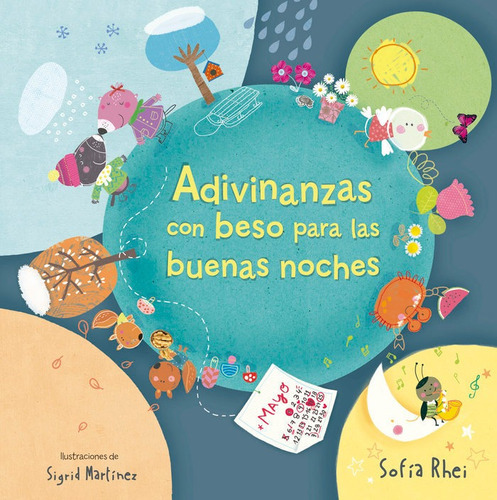 Adivinanzas Con Beso Para Las Buenas Noches, De Rhei, Sofía. Editorial Beascoa, Tapa Dura En Español