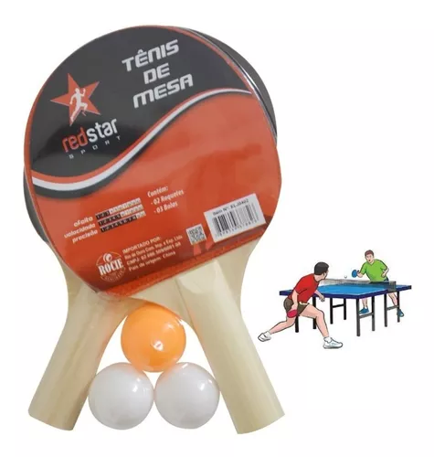 Jogo Infantil Tenis De Mesa Ping Pong 2 Raquete 2 Bolas Divertido