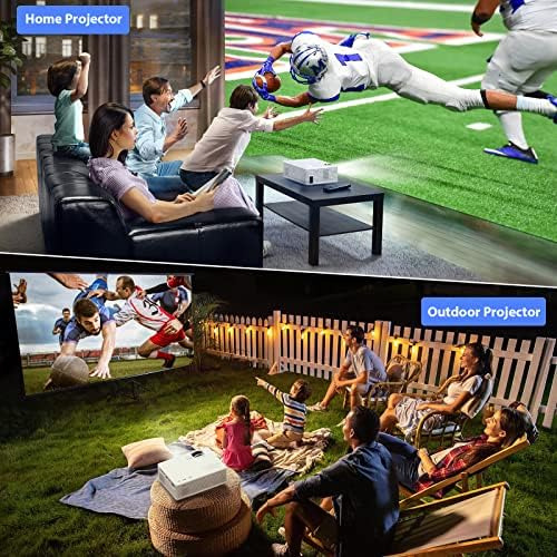 Proyector Con Wifi Y Bluetooth, Proyector De Películas Con