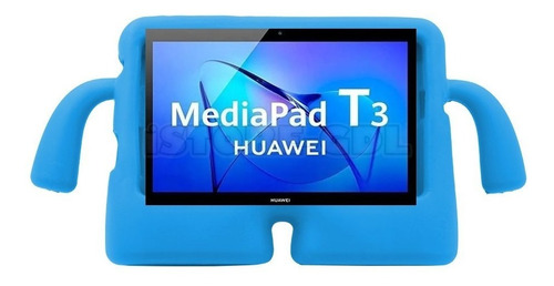 Funda Huawei Mediapad T3 7 Uso Rudo Goma Foamy Niños Bracito