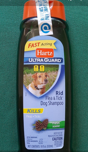 Shampoo Antipulgas Y Garrapatas Para Perros (18 Oz/ 532 Ml.)