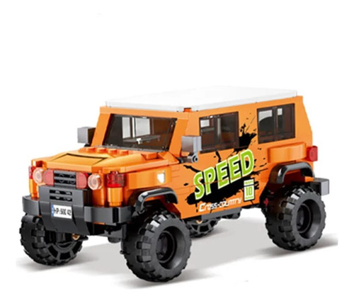 Carro Juguete Fichas Armable Jeep Land  Rover Lego Regalo