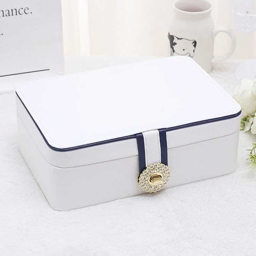 Imagen 10 de 10 de Alhajero Caja Organizadora Para Joyas Aros Anillos Accesorio