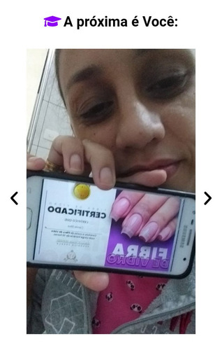 Imagem 4 de 5 de Curso Online De Unhas De Fibra De Vidro