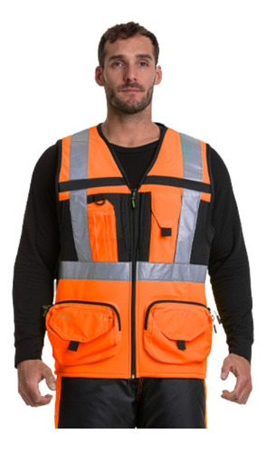 Chaleco Geologo Alaska Xpert Hombre Naranjo