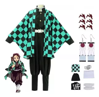 Disfraz De Tanjirou Kamado Cosplay De Demon Slayer Trajes