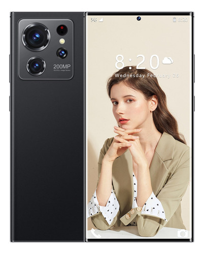 5g Smartphone Unlocks S24 Ultra Global Version 7.0 Inch Full Screen Smartphones 8gb+256gb Dual Sim Fingerprint Unlock