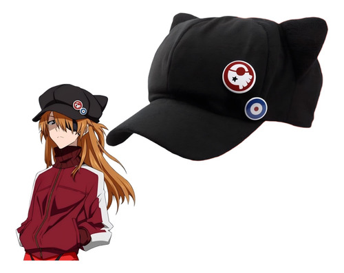 Gorra Cachucha Evangelion Asuka Ajustable Anime Otaku Cool