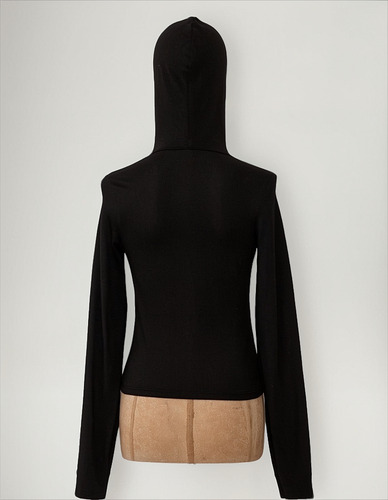 Campera Liso Con Capucha Tendencia Moda Casual Dama Sexy