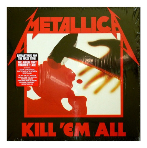 Vinilo Metallica Kill 'em All Imp. Usa Nuevo Sellado