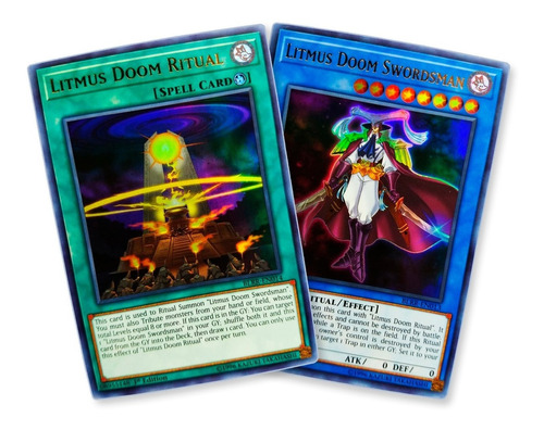 Yugi-oh! Litmus Doom Swordsman & Ritual Blrr-en013 Ultra