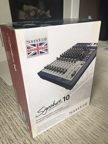 Soundcraft Signature 10 Analogue Mixer 