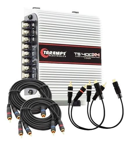 Imagem 1 de 7 de Módulo Taramps Ts400x4 400 Watts Rms 2 Ohms Ts 400