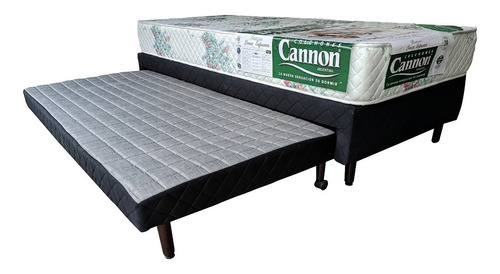 Sommier Marinero Colchon Cannon Princess 1 1/2 Plazas 90x190