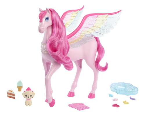 Barbie Pegasus Mágico Convierte Unidades Y Divierte Con Acce