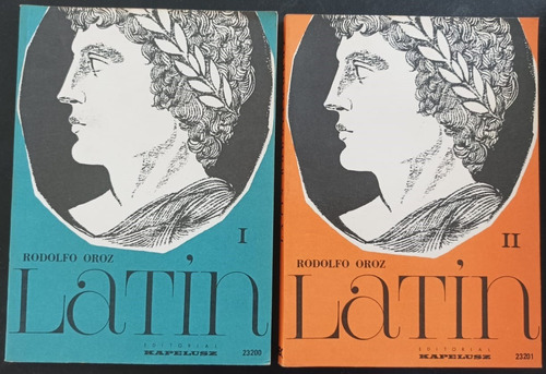 Latin I Y Ii- Rodolfo Oroz- Dos Libros Al Precio De Uno