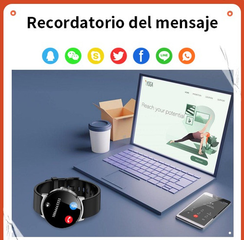 Reloj Inteligente Mujer Azúcar En Sangr Presión Arterial Y
