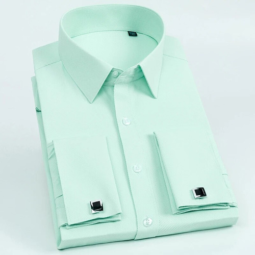 Camisa De Vestir Para Hombre, Camisas De Esmoquin Francés, C