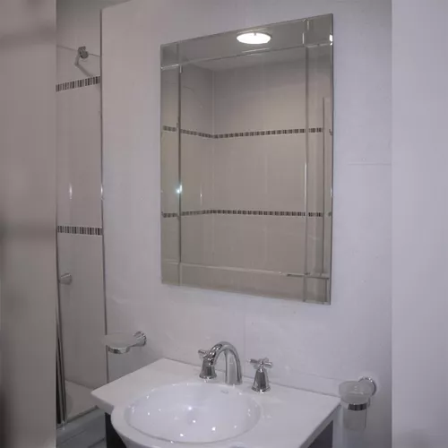 Espejo Rectangular Biselado Para Baño
