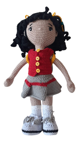 Muñeca Tejida A Crochet. Amigurumi