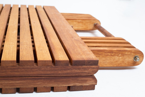 Mesa De Madera Artesanal Terra 90 X 90 De Madera Redgrandis