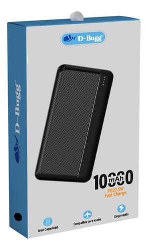 Power Bank 10000mah Carga Rápida Para Celular