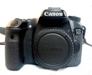 Cámara Dslr Canon 70d (¡como Nueva!)