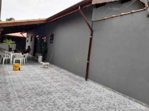 Linda Casa Lado Praia Com 3 Quartos, Em Itanhaém
