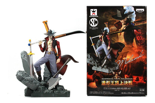 One Piece Dracule Mihawk Figura En Caja