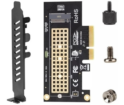 Adaptor Pci-e Ssd Nvme M.2 X4 Gen3 +disipador De Aluminio 