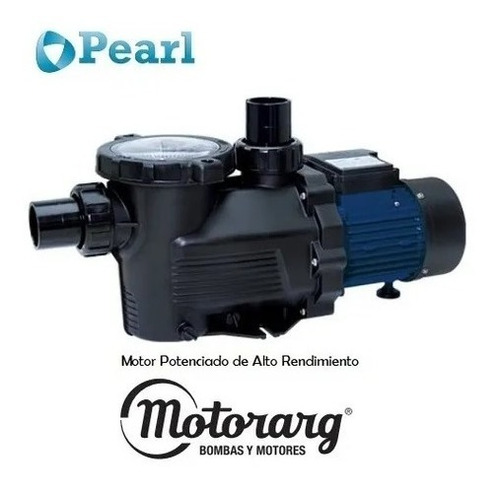 Imagen 2 de 6 de Bomba Autocebante Pileta 1 Hp 100 Motorarg No Vulcano