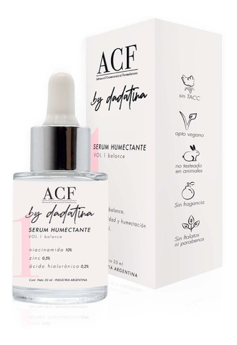 Serum Humectante Vol 1 Balance Acf By Dadatina