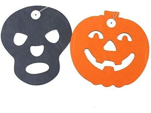 Guirnaldas Halloween Calabazas, Calaveras, Fantasmas, Arañas