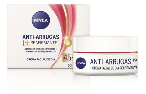 Crema Facial Antiarrugas 45+ Reafirmante Nivea 50ml