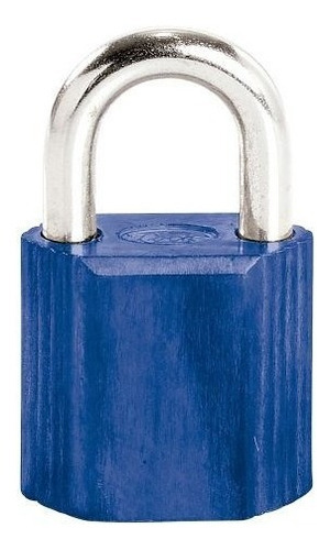 Candado No 9 Corto Azul Cuerpo De Hierro Forjado Lock