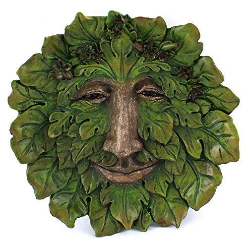 Top Collection Garden Fig Green Man Placa Colgante Grande