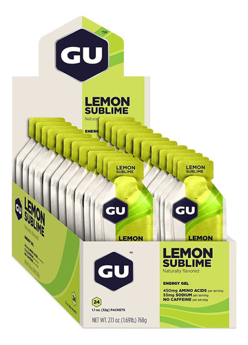 Gel Energetico Gu Energy Limon X 24 Und