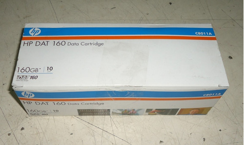 Caixa 10 Fitas 160gb Hp Dat 160 Data Cartridge 