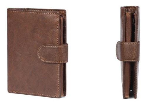 Billetera Vintage Hombre Cuero Rfid