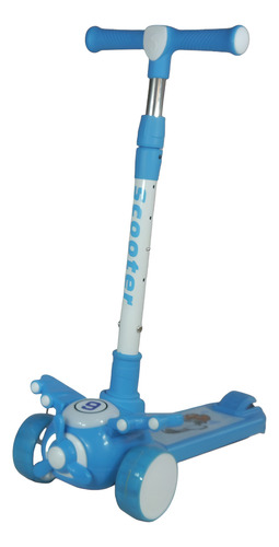 Scooter Monopatin Niños 3 Ruedas Con Luces Modelo Avión