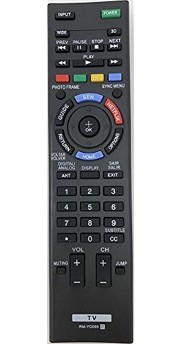 Nuevo Usarmt Reemplazado Sony Rmyd095 Control Remoto De Tv P