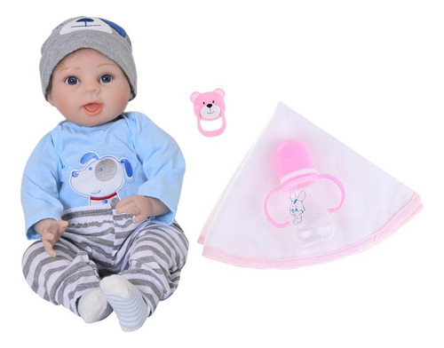55cm Vinilo Silicona Bebé Reborn Muñeca Recién Nacido