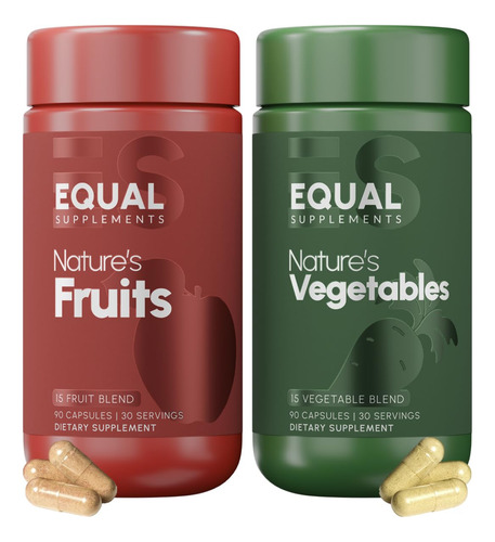 Equal Supplements Cápsulas Frutas Y Verduras 180 Unidades