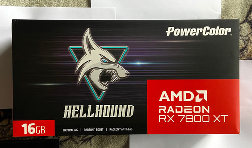 Tarjeta Gráfica Powercolor Hellhound Amd Radeon Rx 7800 Xt