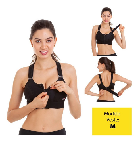 Roupa De Academia Feminina Top Fitness Sustentação Da Fitnez