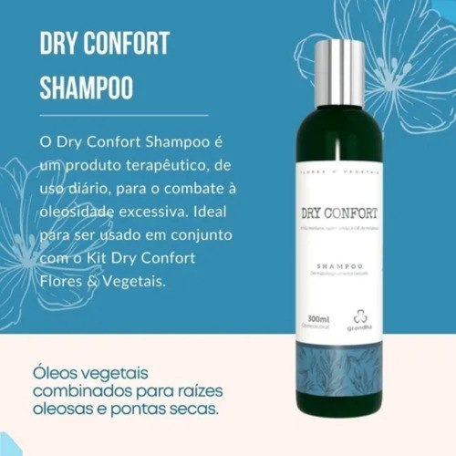 Grandha Dry Confort Shampoo + Condicionador Combo Com 4 Item
