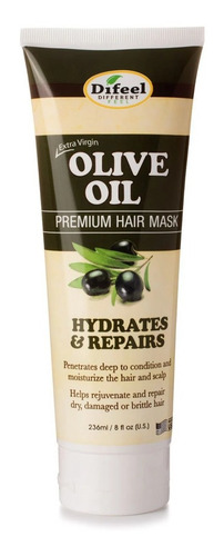 Tratamiento Cabello Dañado Hidrata Y Repara Difeel® De Oliva