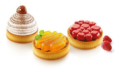 Moldes Mini Tartas Redondas Tarte Ring Honore Silikomart®