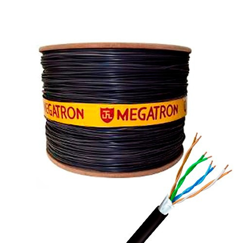 Cabo Rede Cat 5e Blindado Cmx 4 Pares Cobre Megatron 1000m